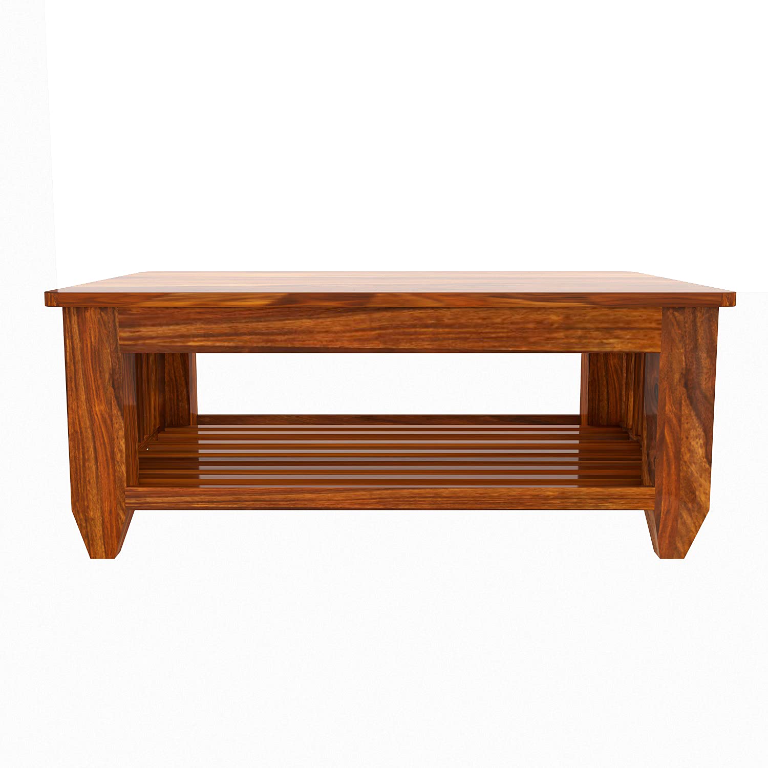 Premium Sheesham Wood Coffee Table for Living Room | Solid Wood Coffee Table, Center Table, Tea Table | Wooden Coffee Table | Best Furniture for Home