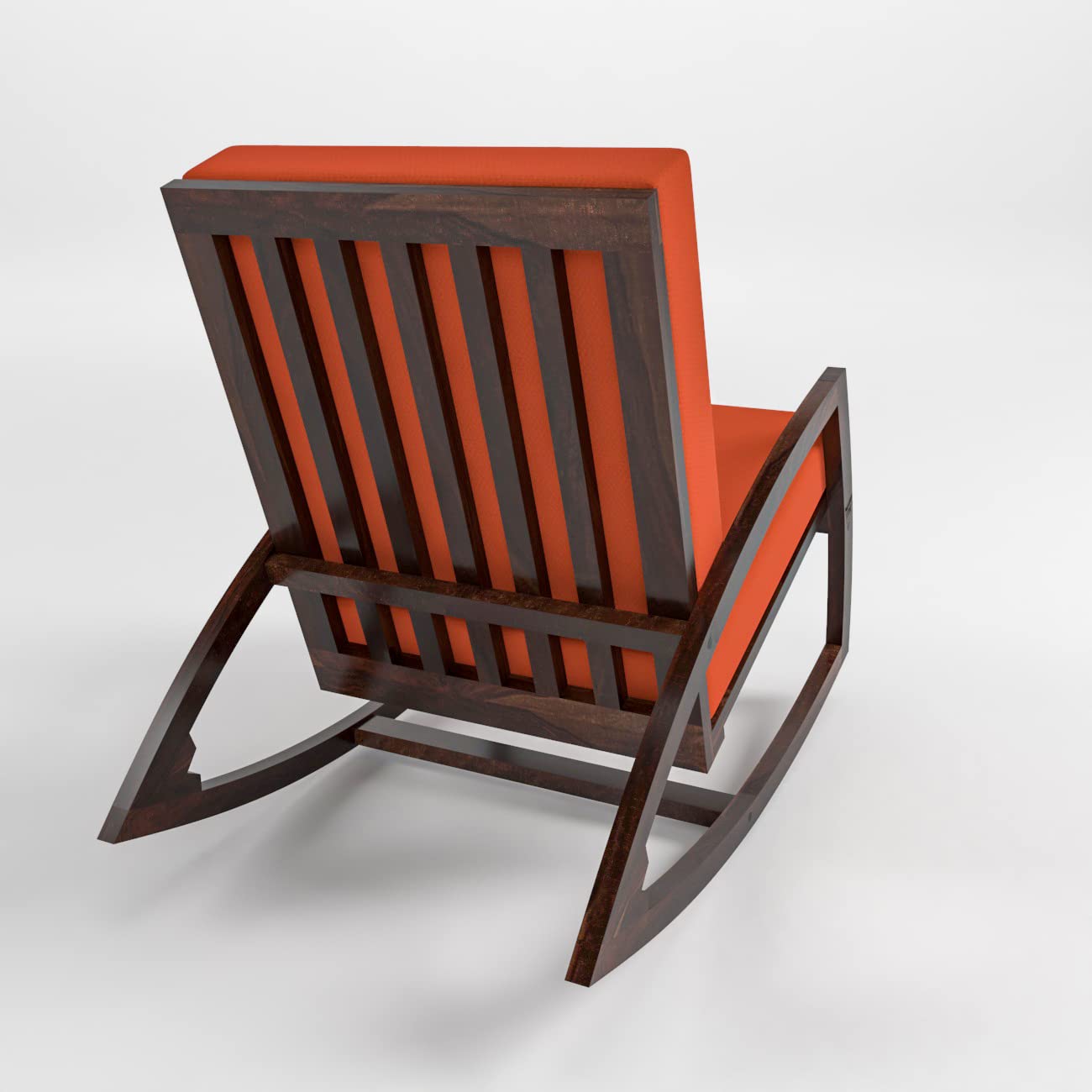 Sheesham Wood Rocking Chair for Adults, Wooden Rocking Chair | Rocking Chair for Adults for Home | Rocking Chair Cushion