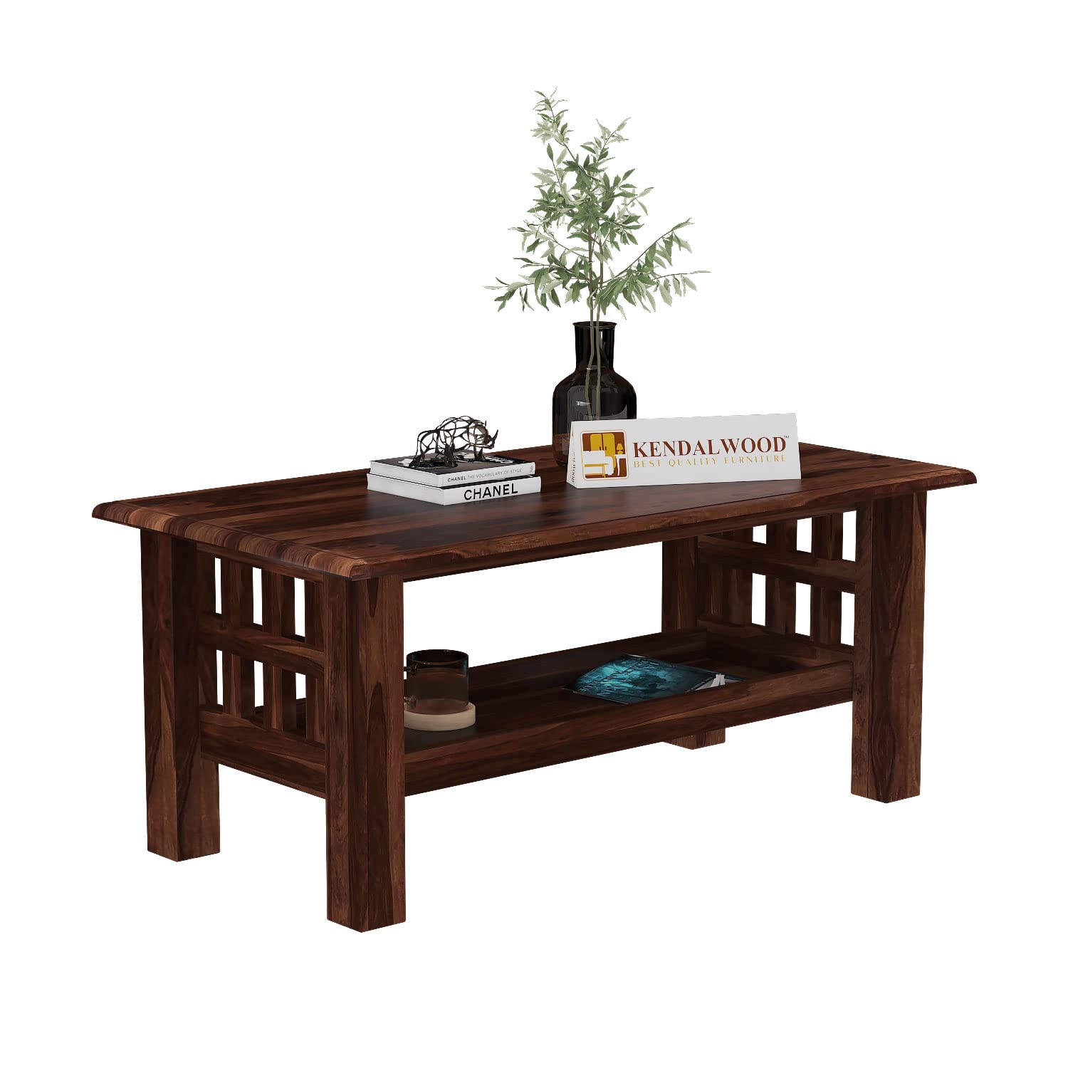 Rectangle Sheesham Wooden Coffee Table for Living Room