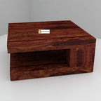 Square Sheesham Wood Coffee Table for Living Room | Wooden Center Table