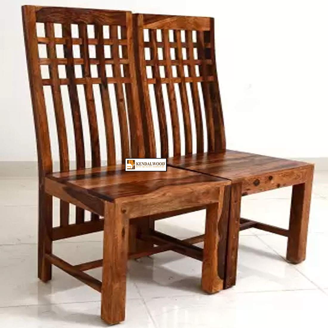 Furniture Solid Sheesham Wood Dining Chair | Multipurpose Chair Set of 2
