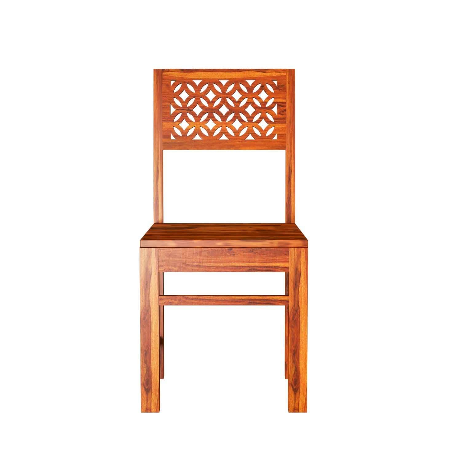 Premium Sheesham Wood Dining Table (34x34) with 2 Chairs | 2 Seater Dining Set | Wooden Dining Table with Chair | Dining Room Furniture