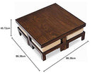 Sheesham Wood Coffee Table for Living Room