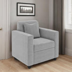 1 Seater Fabric Sofa Set for Living Room Furniture | Fabric 1 Seater Sofa Set | Sofa for Home & Office