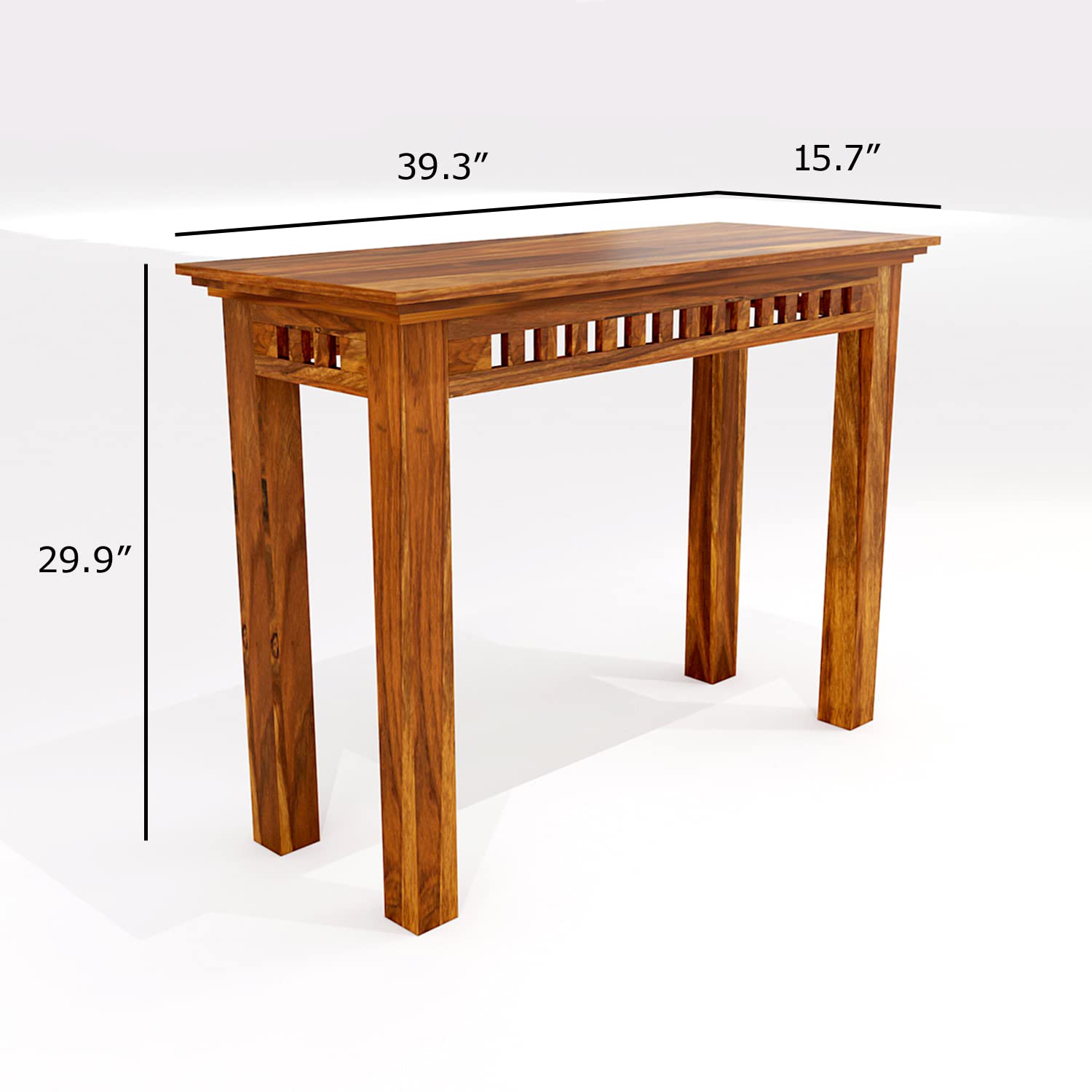 Sheesham Wooden Console Table for Living Room | Wooden Side Table