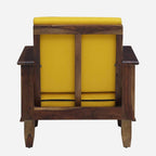 Solid Wood 1 Seater Wooden Sofa Set for Living Room Furniture | Sofa for Home & Office | 1 Seater Sofa