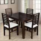 Premium Sheesham Wood Dining Table(45x30) with 4 Chairs | 4 Seater Dining Set | Wooden Dining Table with Chair | Dining Room Furniture