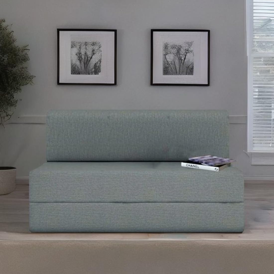 Modern Home Furniture | Fold Out Sofa Cum Bed | 2 Seater Sofa | Sofa for Living Room, Home & Office Furniture