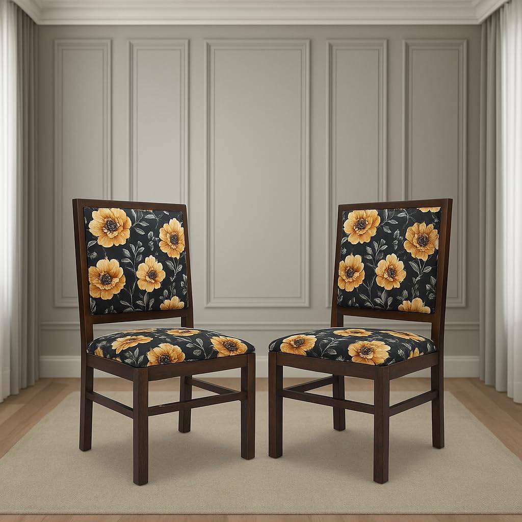 Solid Wood Set of 2 Dining | Study Chair | Home & Office Furniture
