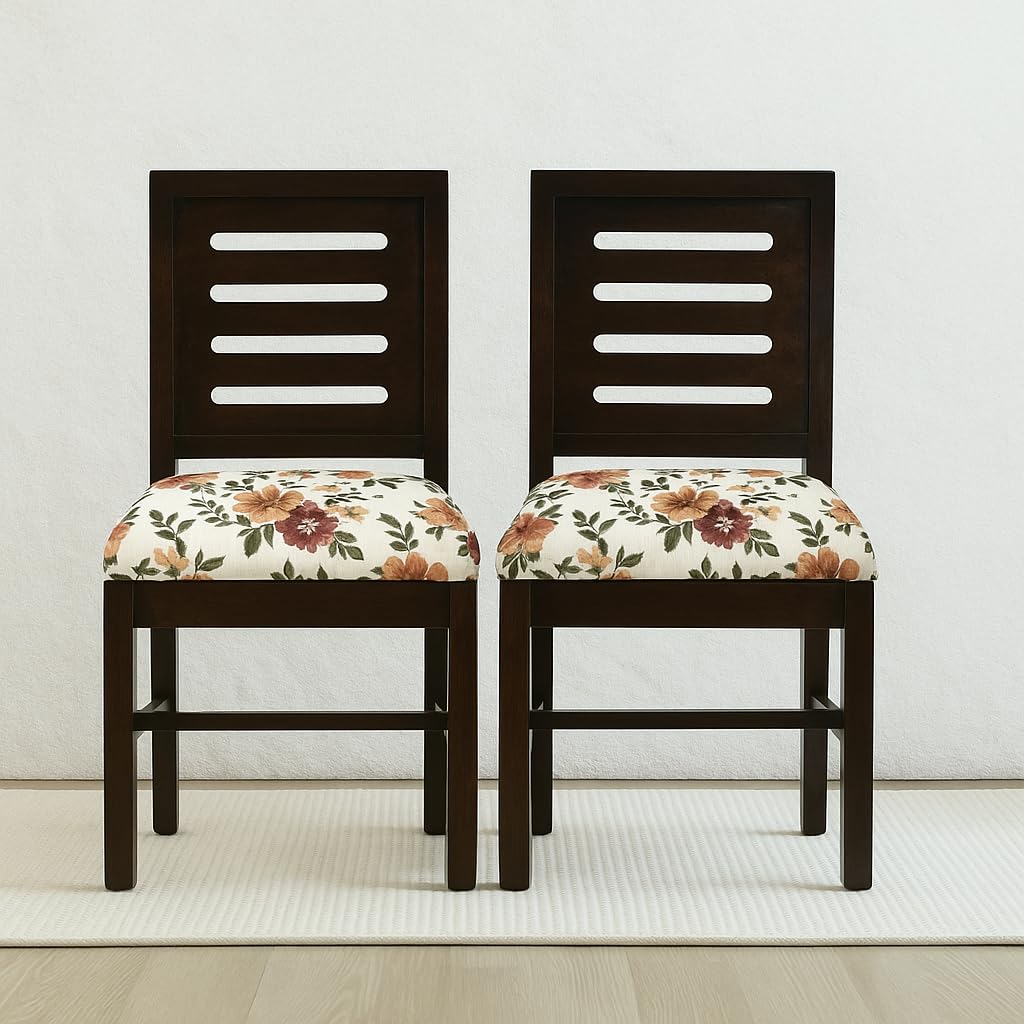 Furniture Solid Sheesham Wood Dining, Study Chair | Multipurpose Chair Set of 2