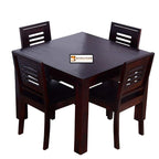 Sheesham Wood Dining Table with Chairs| Dining Set Living Room Furniture 4 Seater Dining Set