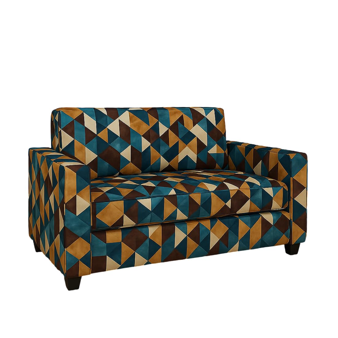 2 Seater Sofa | Fabric 2 Seater Sofa Set | Sofa for Living Room & Home | Furniture for Office & Hotels