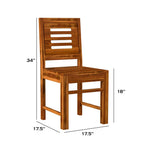 Sheesham Wood Dining Table (57x35) with 6 Chairs | 6 Seater Dining Set | Wooden Dining Table with Chair | Dining Room Furniture