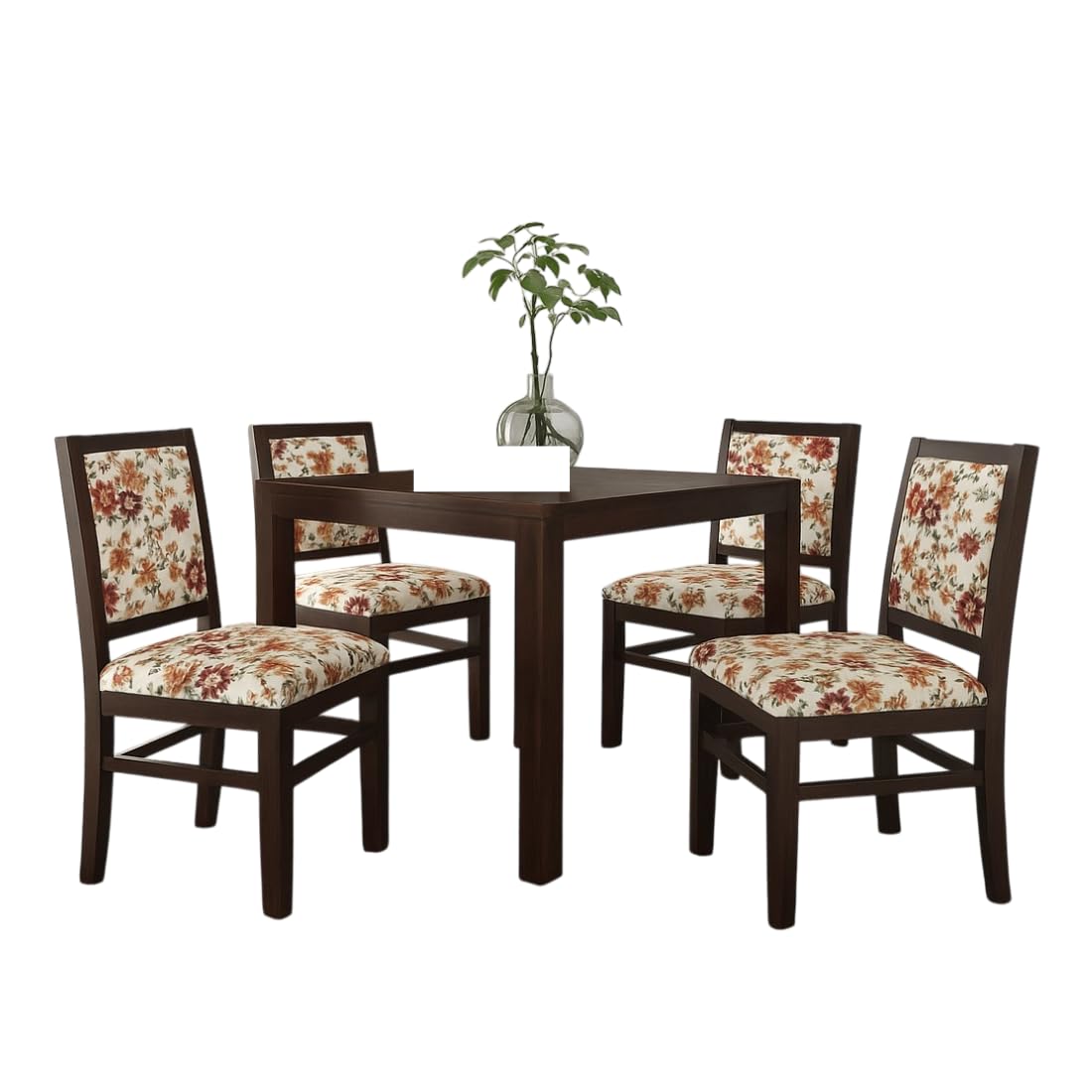 Sheesham Wood Dining Table(45x30 Inch) | 4 Seater Dining Set | Wooden Dining Table with Chairs - Dining Room Furniture