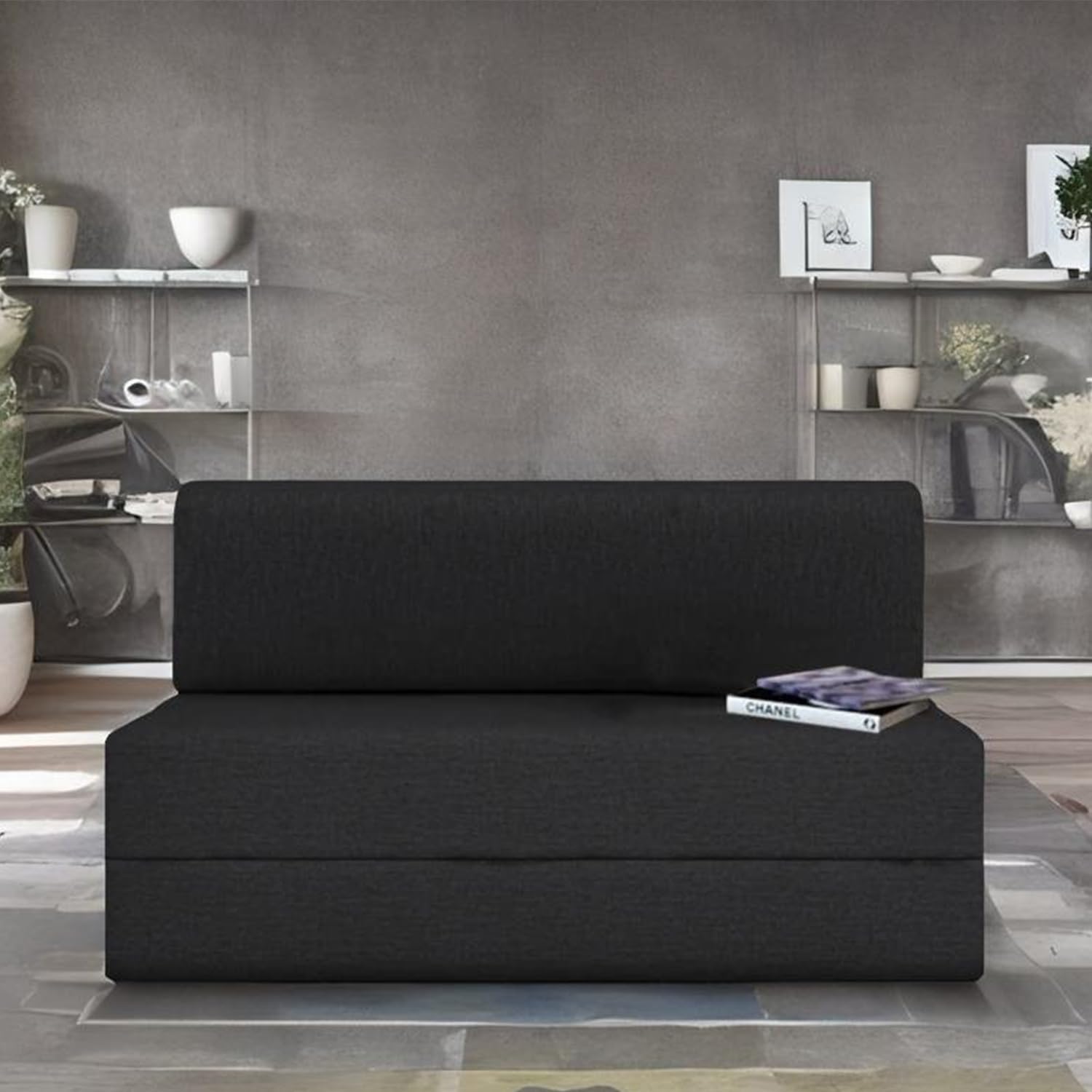 Modern Home Furniture | Fold Out Sofa Cum Bed | 2 Seater Sofa | Sofa for Living Room, Home & Office Furniture