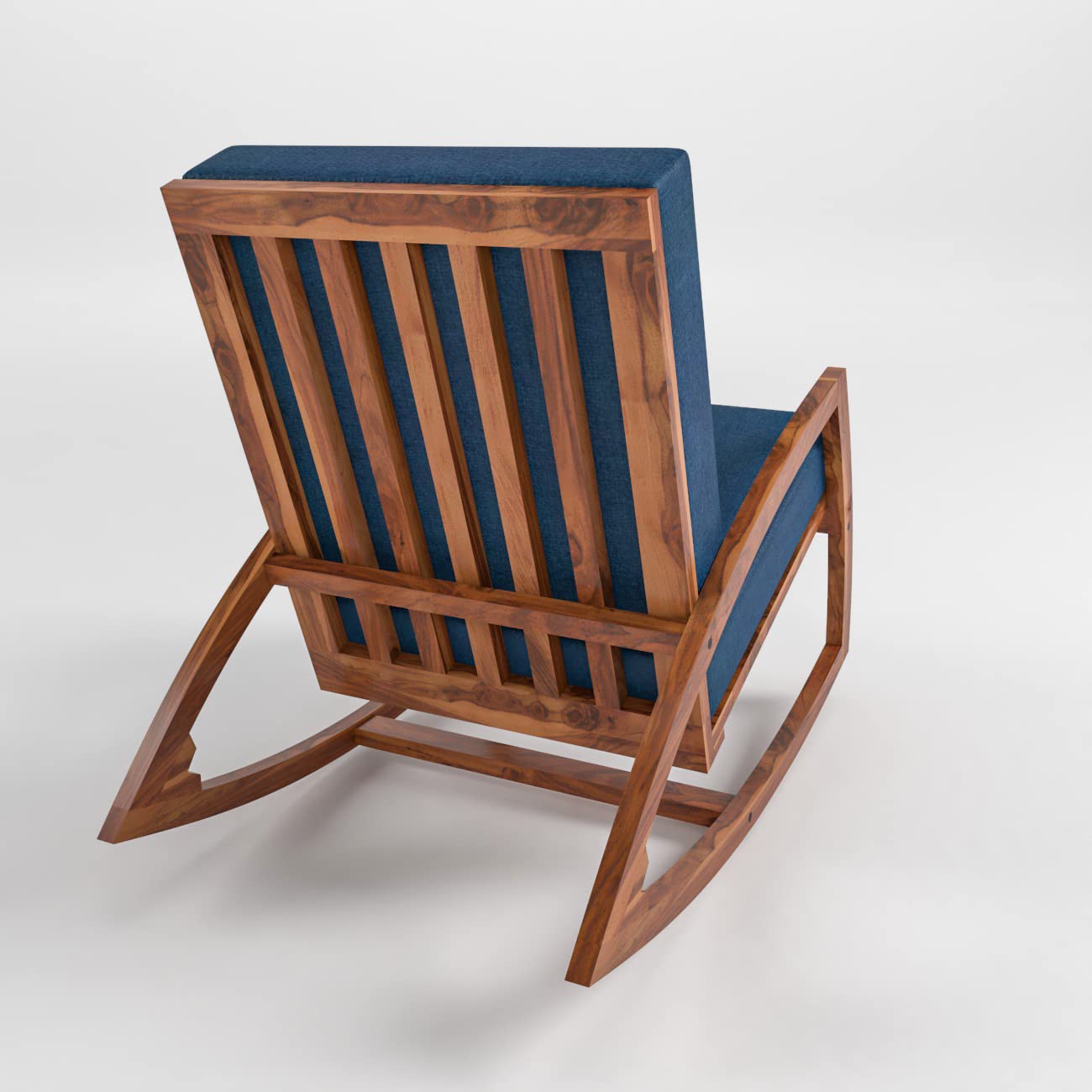 Sheesham Wood Rocking Chair for Adults, Wooden Rocking Chair | Rocking Chair for Adults for Home | Rocking Chair Cushion