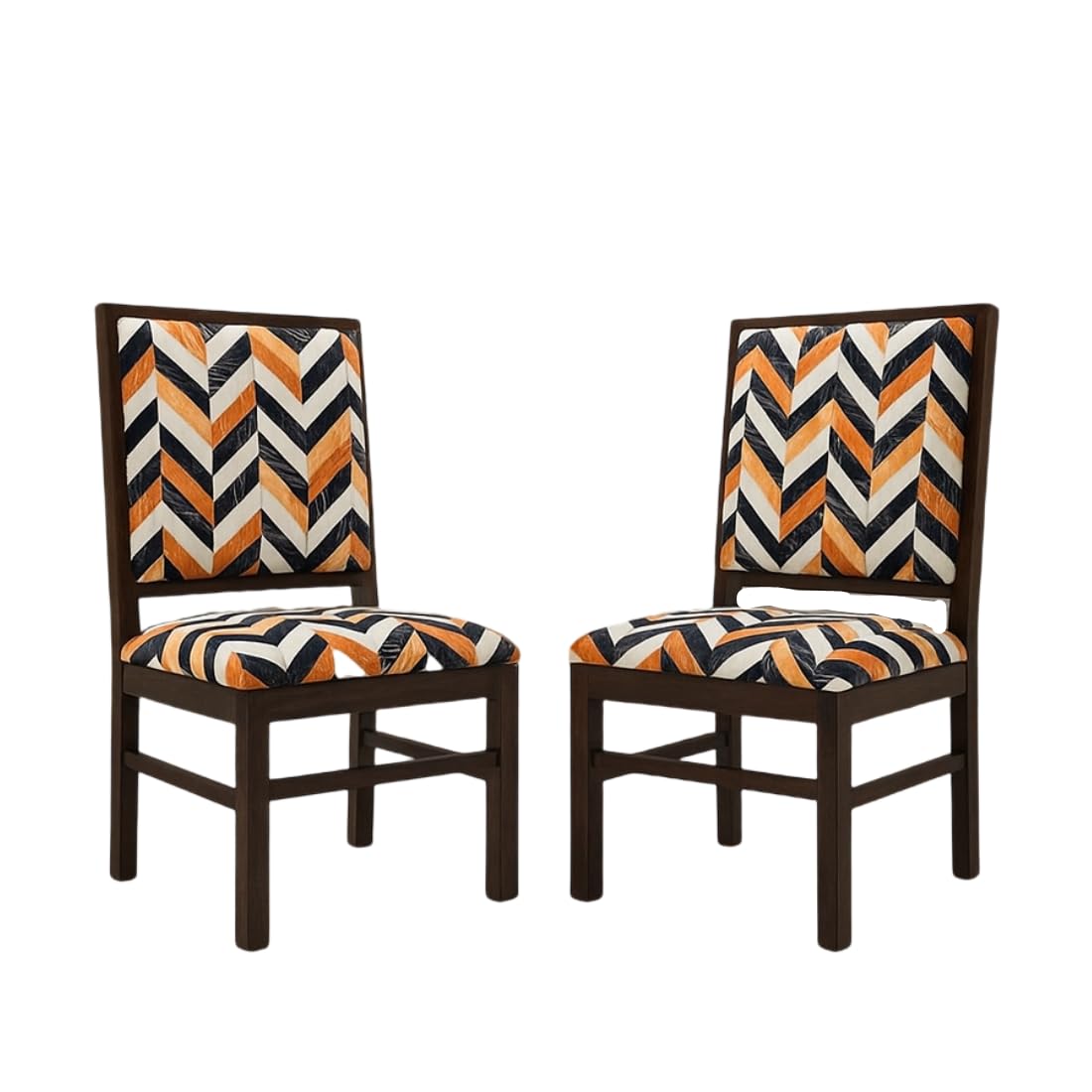 olid Sheesham Wood Dining, Study Chair | Multipurpose Chair Set of 2