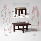 KendalWood Furniture Sheesham Wood Coffee Table for Living Room