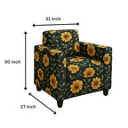 1 Seater Fabric Sofa Set for Living Room Furniture | Fabric 1 Seater Sofa Set | Sofa for Home & Office