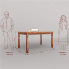 Kendal Sheesham Wood Table 6 Seater Wooden Dining Room Furniture
