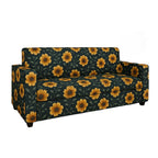 Sheesham Wood 3 Seater Sofa for Living Room | Fabric 3 Seater Sofa Set | Sofa for Home & Office