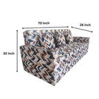 5 Seater Fabric Sofa Set for Living Room Furniture | 3 + 1 + 1 for Home & Office