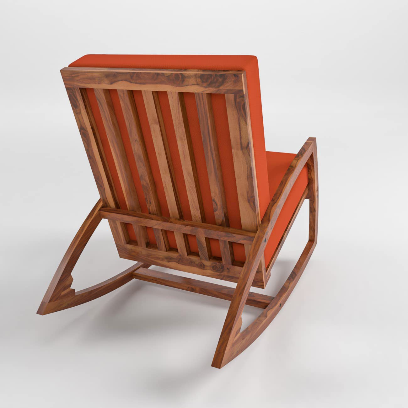 KendalWood Furniture Sheesham Wood Rocking Chair for Adults
