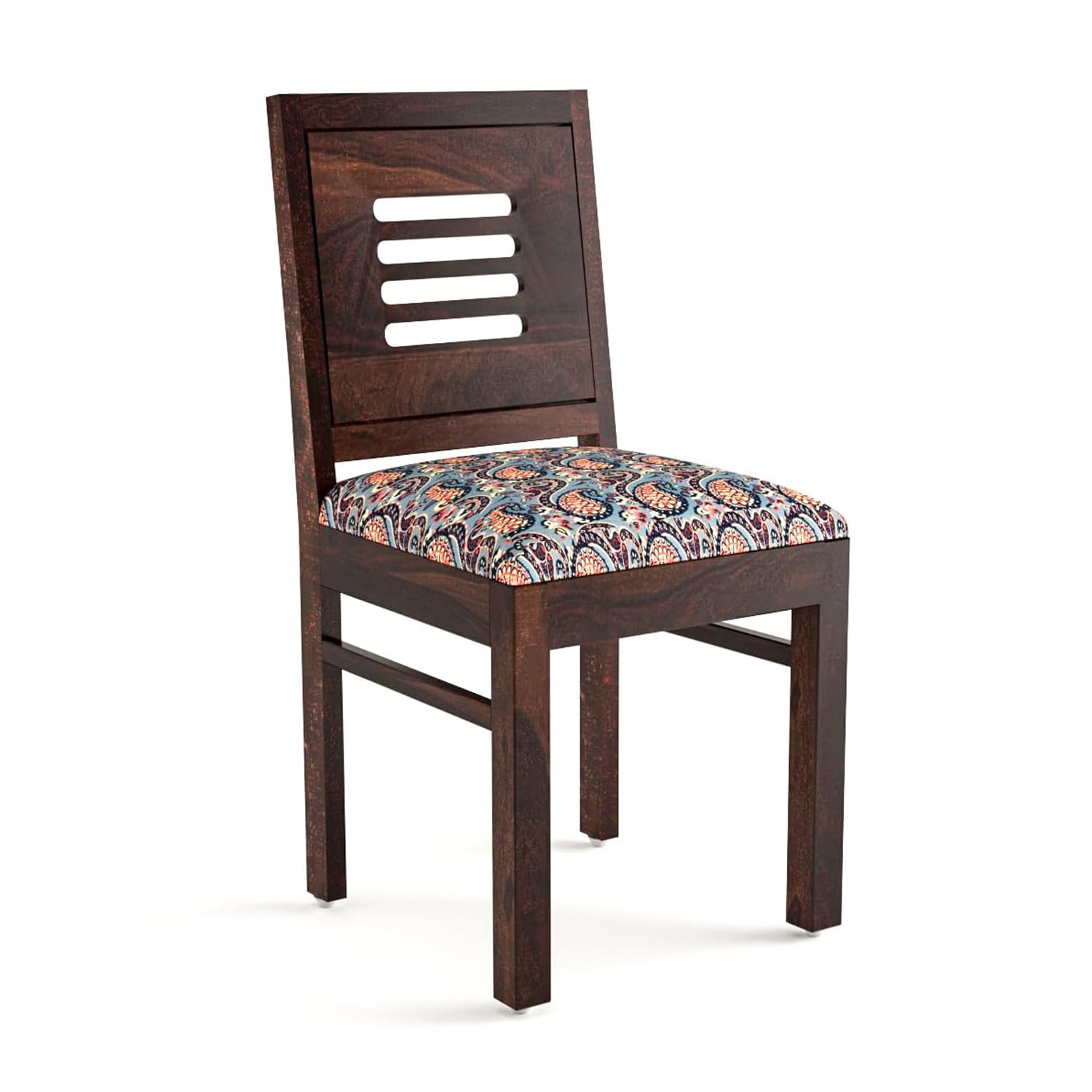 Sheesham Wood Dining Table (34x34 Inch) with 4 Chairs | Wooden Dining Table with Chair | Dining Room Furniture