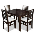 Premium Sheesham Wood Dining Table(45x30) with 4 Chairs | 4 Seater Dining Set | Wooden Dining Table with Chair | Dining Room Furniture