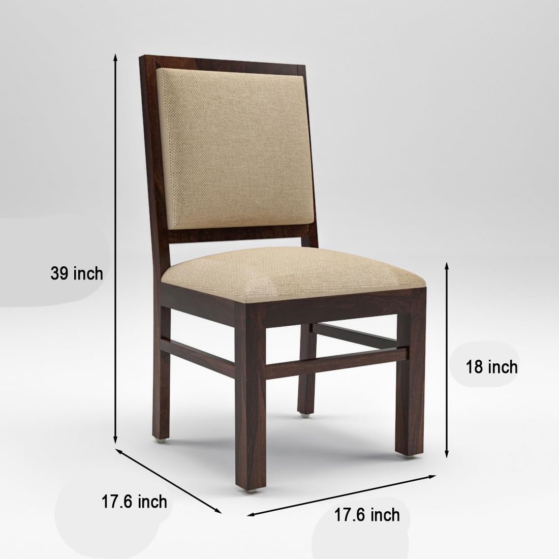 Solid Wood Set of 2 Dining | Study Chair | Home & Office Furniture