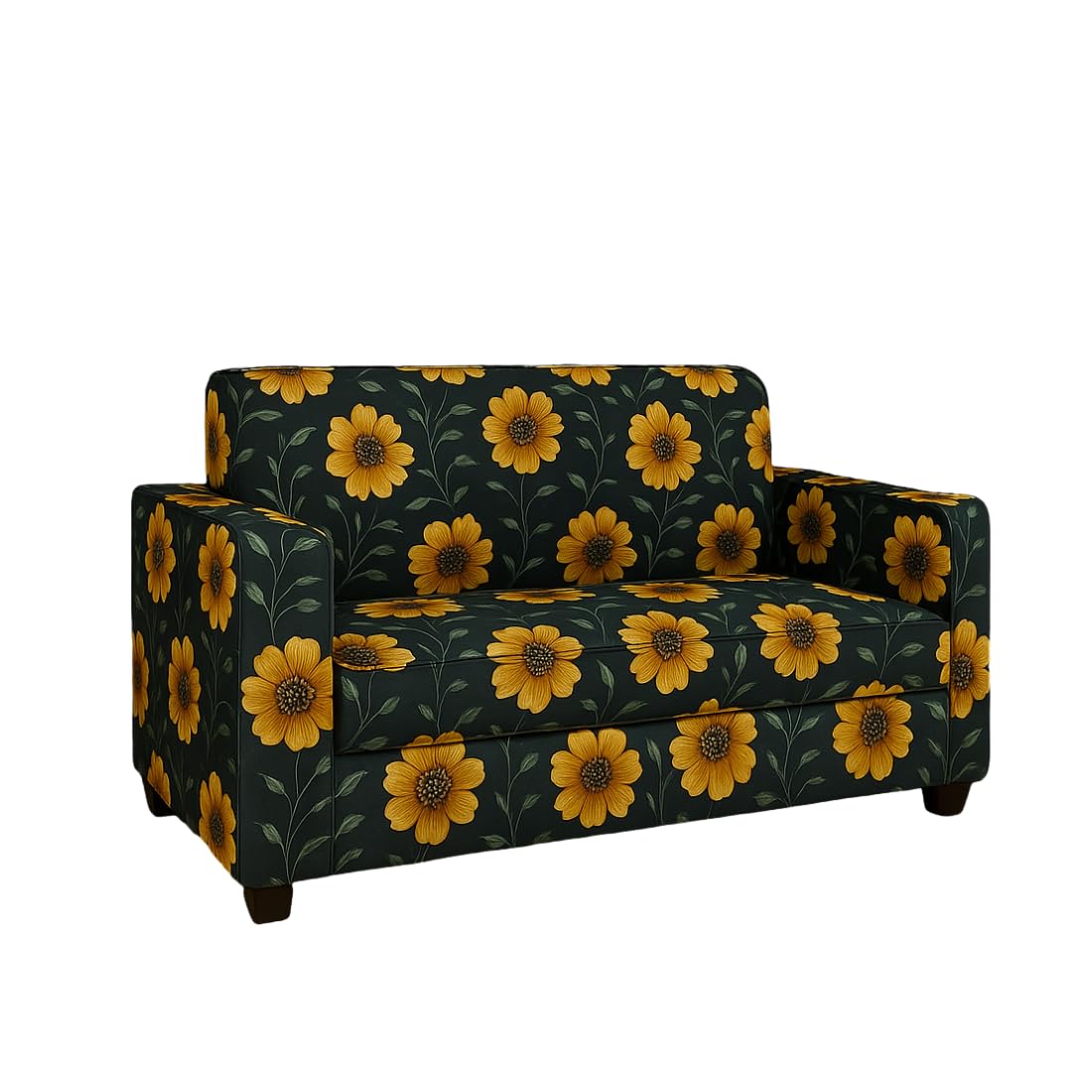 2 Seater Sofa | Fabric 2 Seater Sofa Set | Sofa for Living Room & Home | Furniture for Office & Hotels