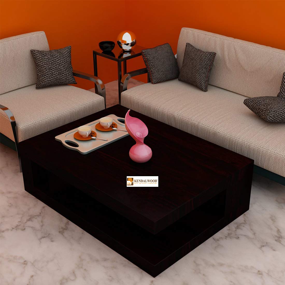 Rectangle Sheesham Wood Coffee Table for Living Room