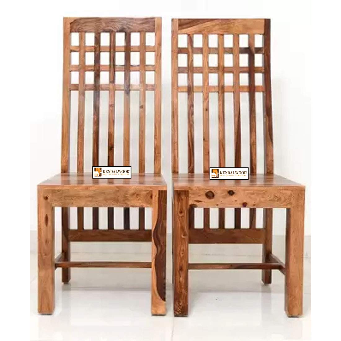 Furniture Solid Sheesham Wood Dining Chair | Multipurpose Chair Set of 2