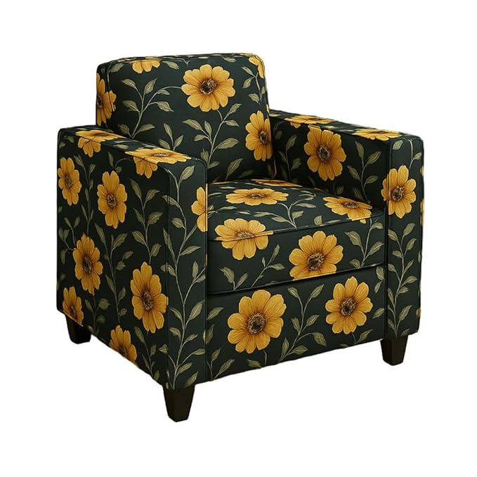 1 Seater Fabric Sofa Set for Living Room Furniture | Fabric 1 Seater Sofa Set | Sofa for Home & Office