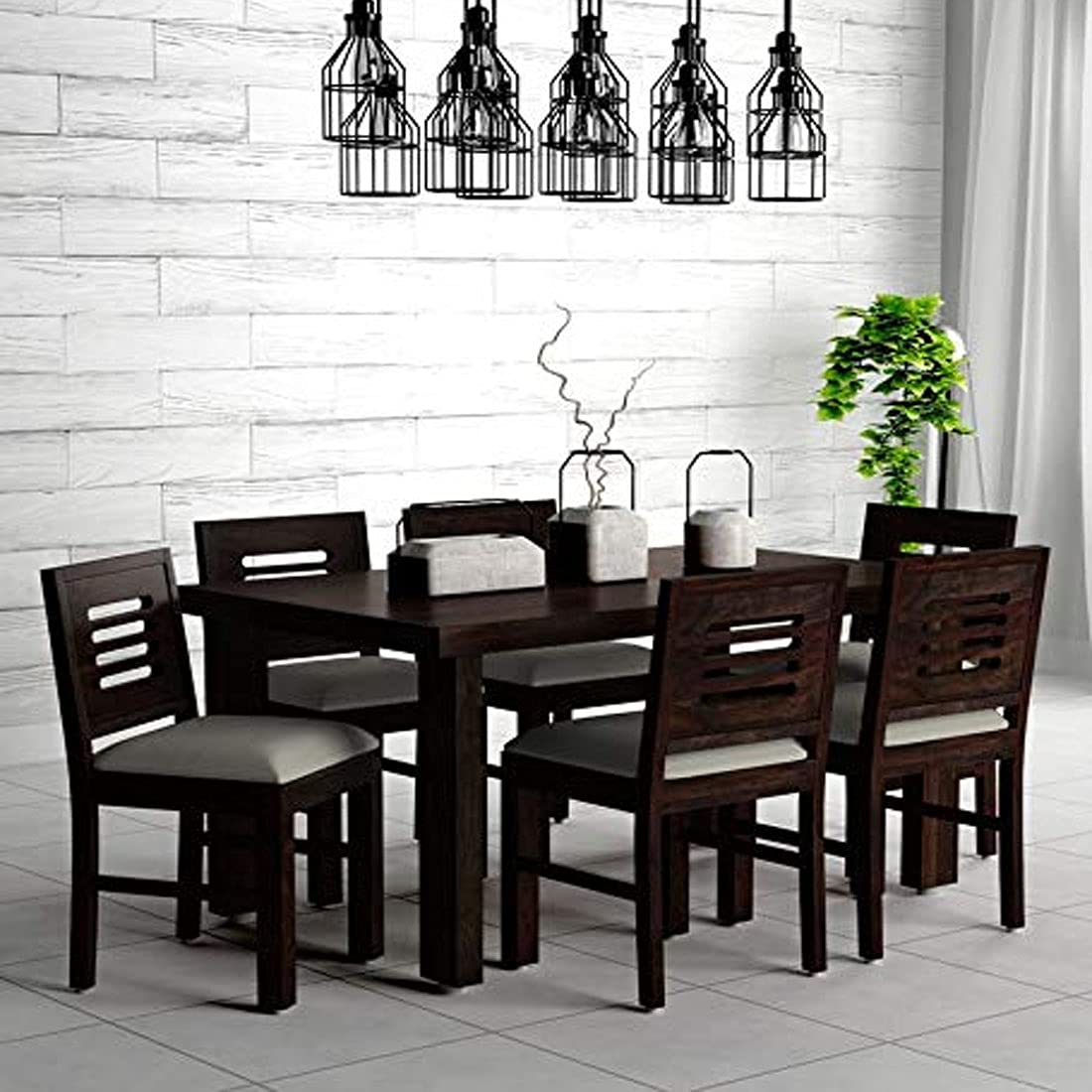 Kendal Sheesham Wood Table 6 Seater Wooden Dining Room Furniture