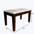 Sheesham Wood CNC Cuting Dining Table with 2 Chairs with 1 Bench | 3 Seater Dining Set Dining Room Furniture