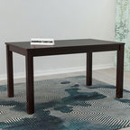Sheesham Wood Dining Table (57x35 Inch) | Multi-Purpose uses Home and Office Desk | Dining Room Furniture | Wooden 6 Seater Dining Table