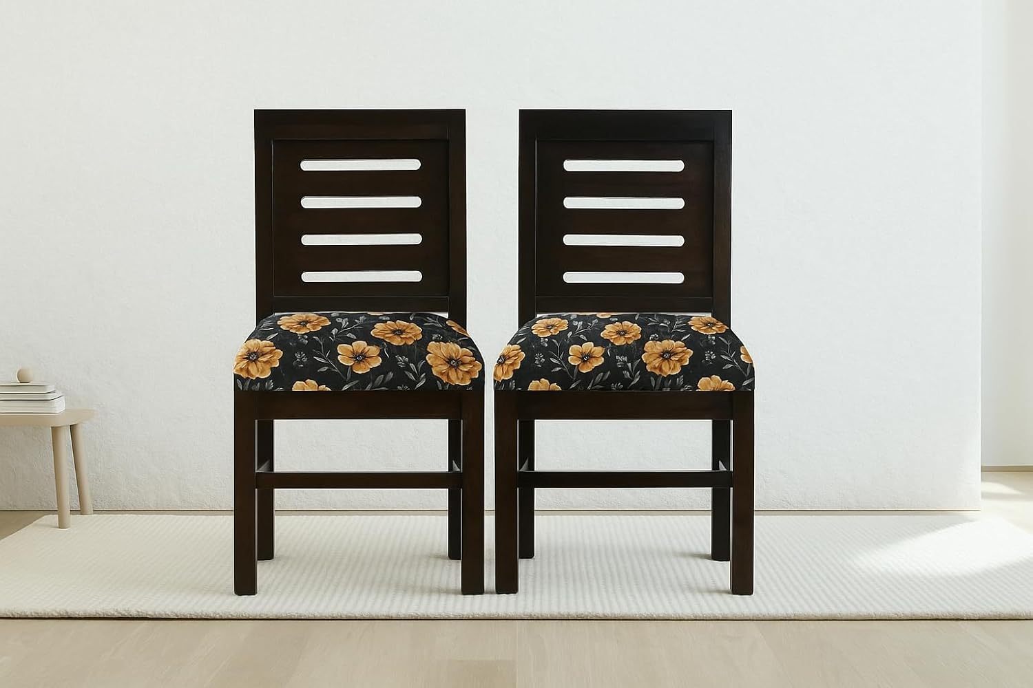 Solid Wood Dining, Study Chair | Multipurpose Chair Set of 2