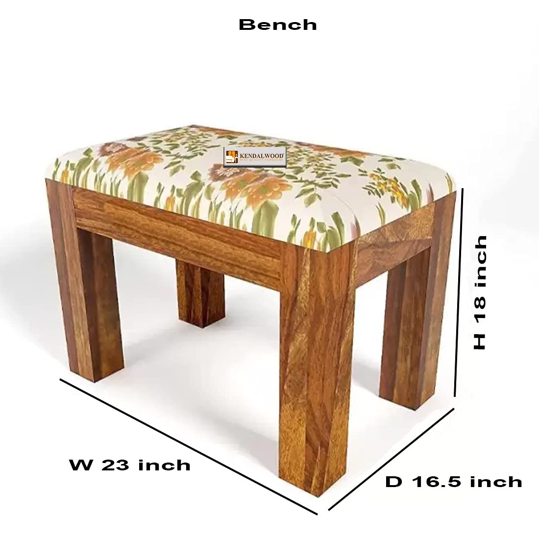 Sheesham Wood Dining Table with 3 Chairs 1 Bench | 4 Seater Dining Set | Wooden Dining Table with Chair | Dining Room Furniture