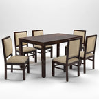 Premium Dining Room Furniture Wooden Dining Table with 6 Chairs | sheesham Wood Dining Table 6 Seater | Dining Table Set