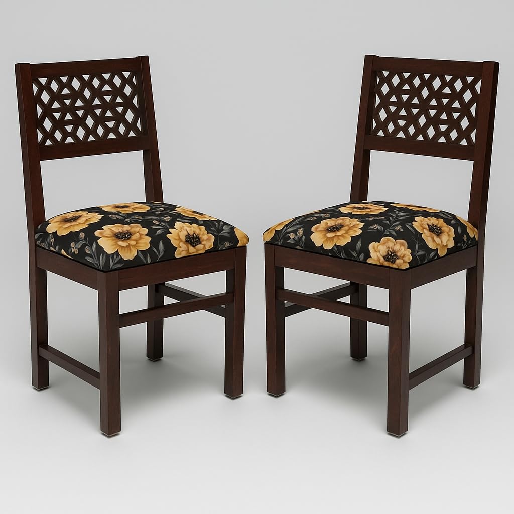 Furniture Solid Sheesham Wood Dining Chair | Study & Multipurpose Chair