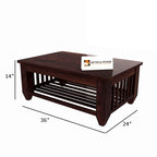 Solid Sheesham Wood Sofa Set , Living Room Furniture (3+1+1 with Center Table) 5 Seater
