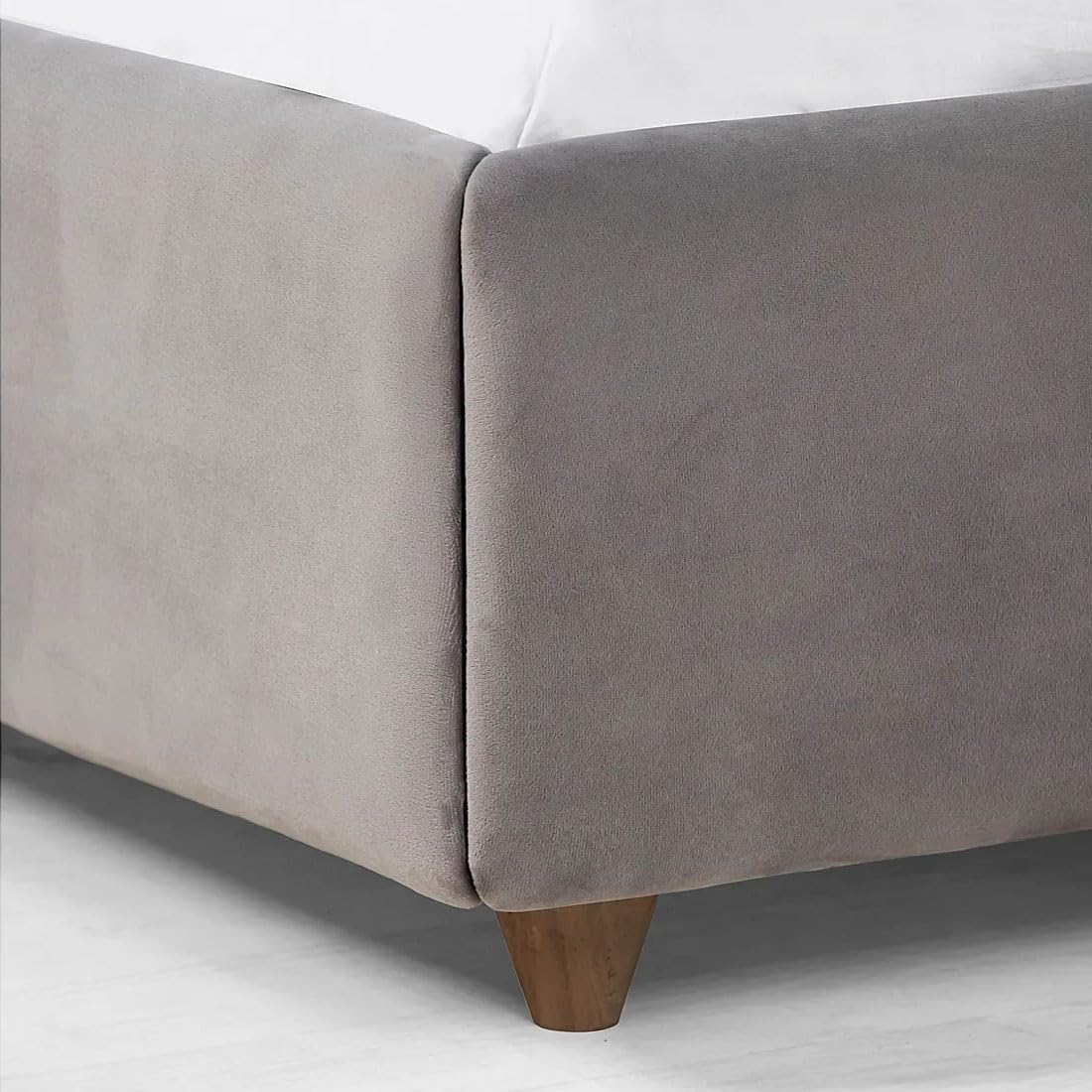Modern Home Furniture | Upholstered Bed | King Size Bed | Bed for Bedroom, Living Room | Best Furniture for Home | Bedroom Bed for Home | Finish Color:-Grey Finish
