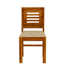 Premium Sheesham Wood Dining Table(45x30) with 2 Chairs | 2 Seater Dining Set | Wooden Dining Table with Chair | Dining Room Furniture