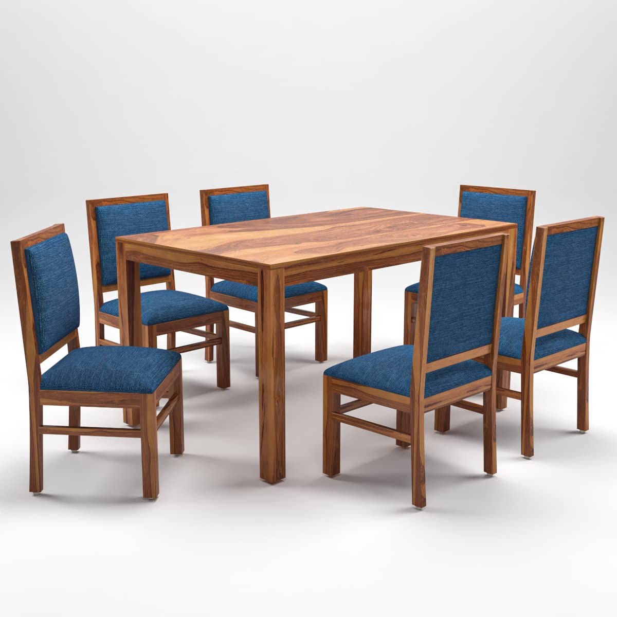 Premium Dining Room Furniture Wooden Dining Table with 6 Chairs | sheesham Wood Dining Table 6 Seater | Dining Table Set
