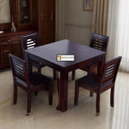 Sheesham Wood Dining Table with Chairs| Dining Set Living Room Furniture 4 Seater Dining Set