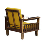 Sheesham Wood 1 Seater Wooden Sofa Set for Living Room Furniture | Sofa for Home & Office | Wooden Sofa Set | 1 Seater Sofa