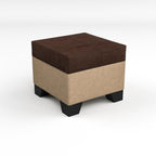 8 Seater Sofa Set, L Shape Sofa (Right Facing) 2 Ottoman, 6 Small Pillow with Coffee Table | Sofa for Home & Office Furniture