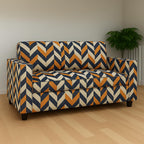 2 Seater Sofa | Fabric 2 Seater Sofa Set | Sofa for Living Room & Home | Furniture for Office & Hotels