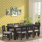 Sheesham Wood Wooden Dining Table Set with 8 Chairs | Home and Living Room